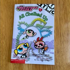 ❤️ NEW Power Puff Girls Book #2 Paperback All Chalked Up Valentine Vintage